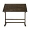 Classic Design Vintage Wood Drafting Table with 42"x 30" Adjustable Top and Pencil Groove - Distressed Black